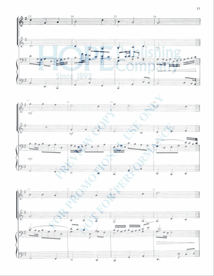 Five Duets for Christmas Percussion scores gallery preview page 13