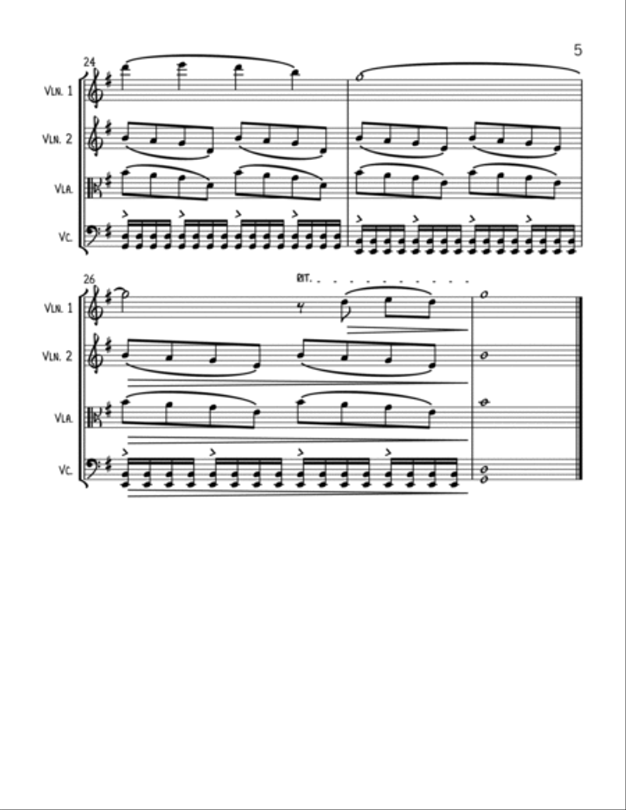 Bridgerton Theme Bridgerton Theme String Trio scores gallery preview page 5