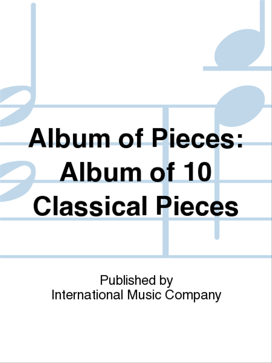 Album Of 10 Classical Pieces Double Bass scores gallery preview page 1