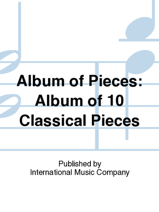 Book cover for Album Of 10 Classical Pieces