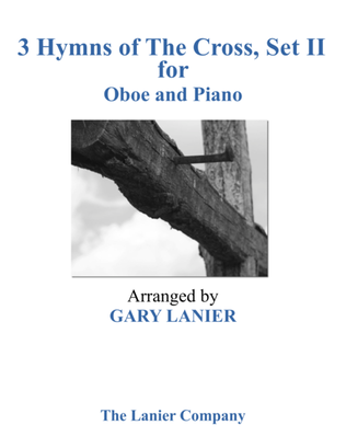 Book cover for Gary Lanier: 3 HYMNS of THE CROSS, Set II (Duets for Oboe & Piano)