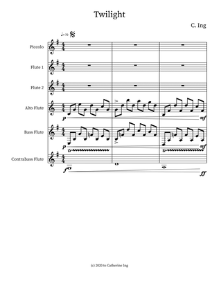 Twilight - Flute Choir