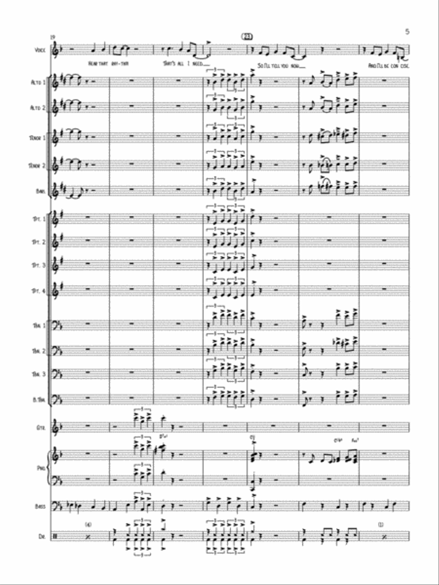 When I Hear a Band Jazz Ensemble scores gallery preview page 5