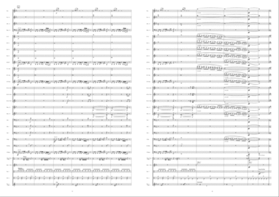 Two Tribes Two Tribes Concert Band scores gallery preview page 9