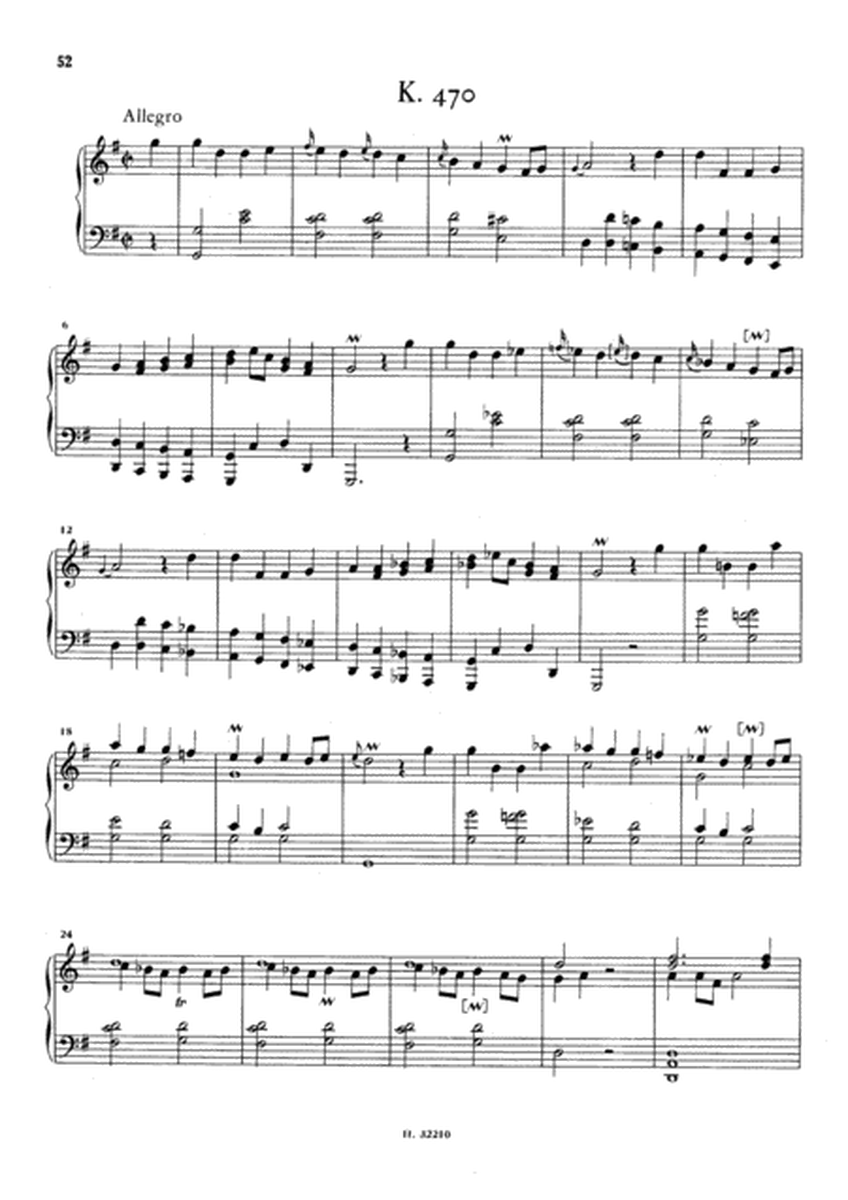 Scarlatti- Sonata in G major K470- L304( Original Version) image number null
