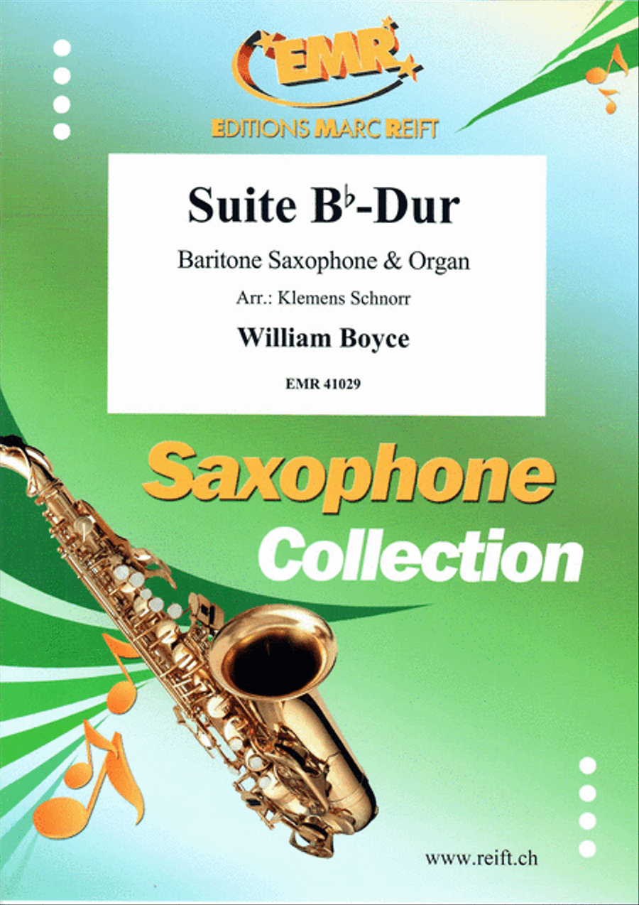 Suite Bb-Dur Baritone Saxophone scores gallery preview page 1