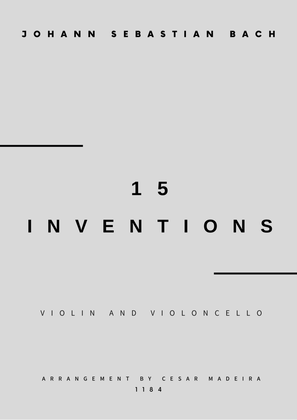 15 Inventions - Violin and Cello (Full Score and Parts)