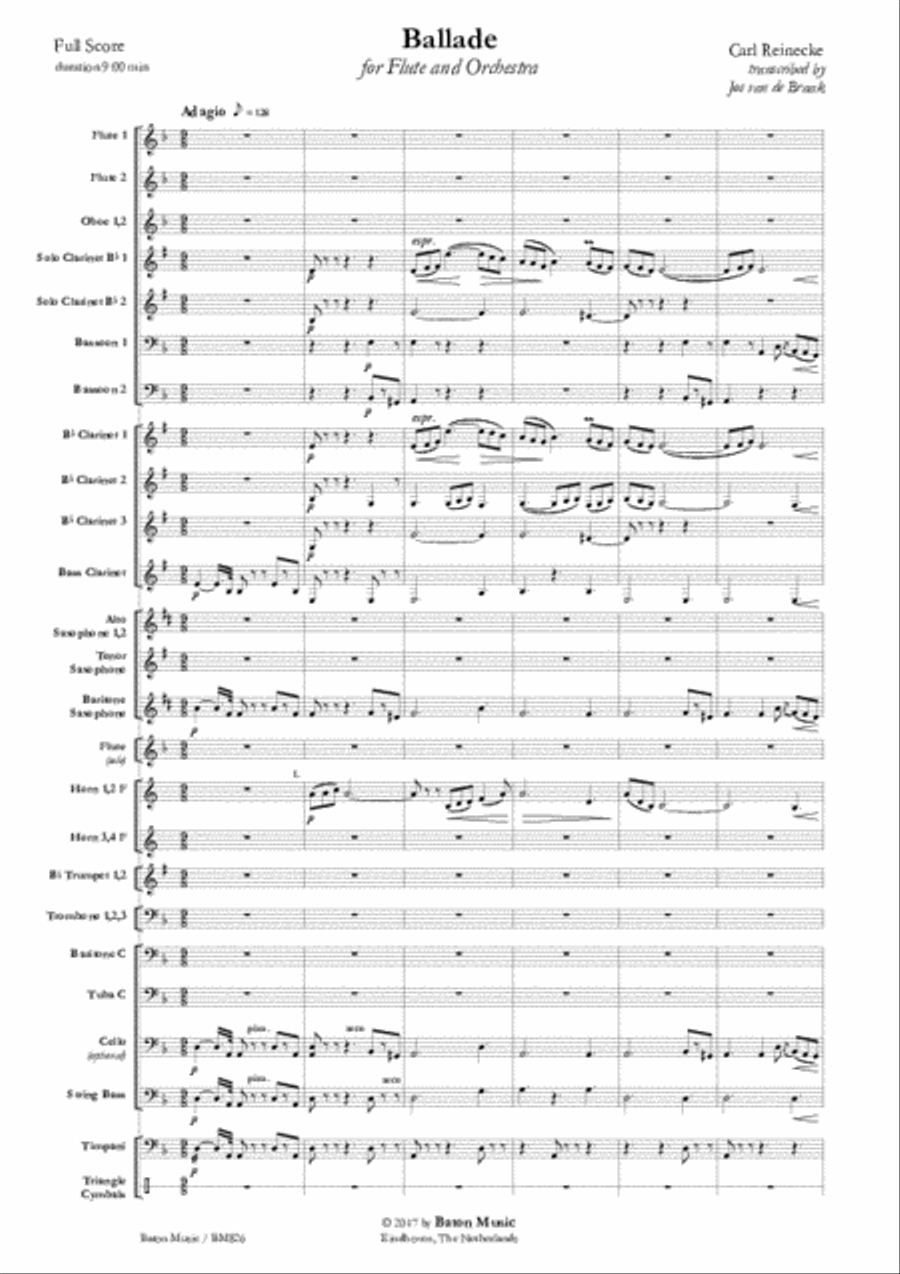 Ballade Ballade Concert Band scores gallery preview page 2