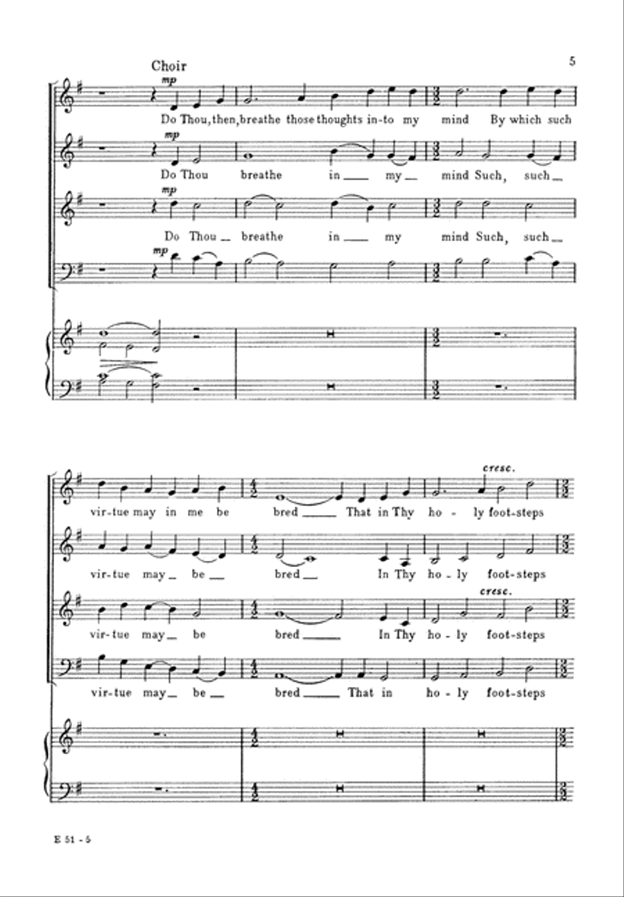 The Prayers I Make 4-Part scores gallery preview page 6