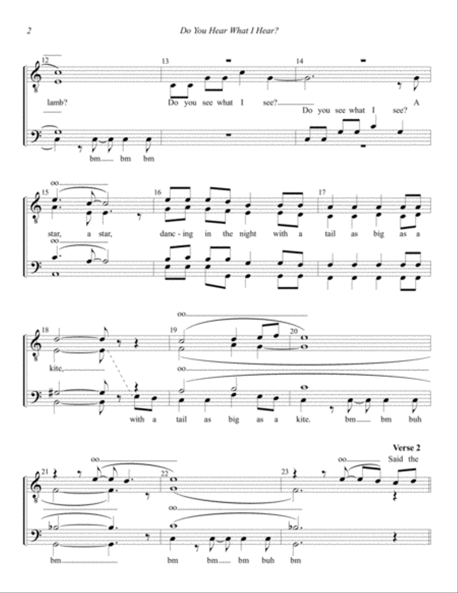 Do You Hear What I Hear TTBB scores gallery preview page 2