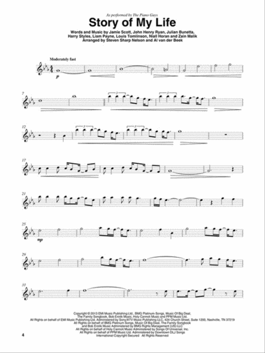 The Piano Guys - Wonders The Piano Guys - Wonders Violin Solo scores gallery preview page 3