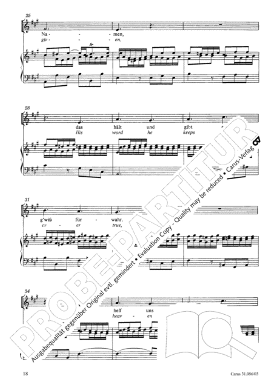Truly, truly I say to you (Wahrlich, wahrlich, ich sage euch) 4-Part scores gallery preview page 19