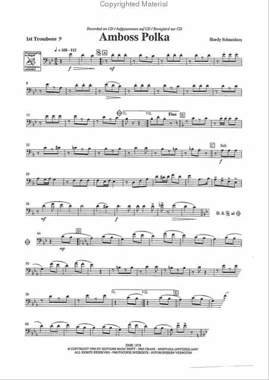 Play The 1st Trombone With The Marc Reift Orchestra Concert Band scores gallery preview page 4