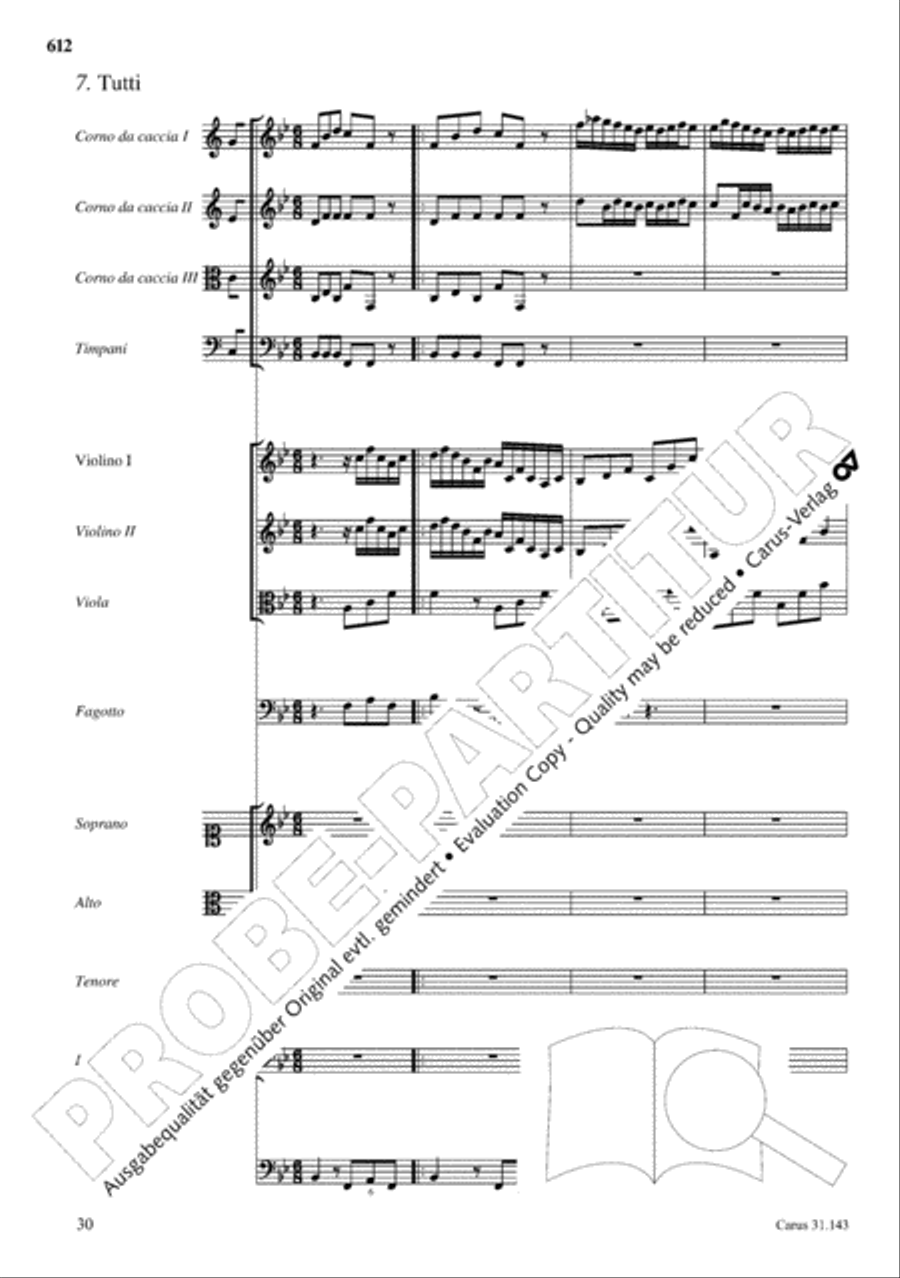 The Complete Sacred Vocal Works (Das geistliche Vokalwerk) Voice scores gallery preview page 612