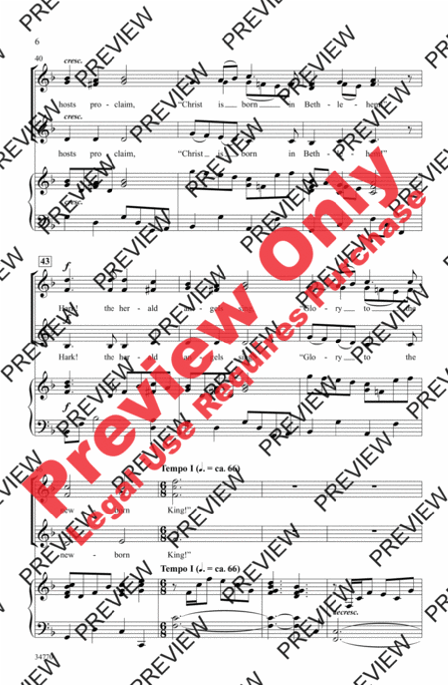 Angels' Gloria Angels' Gloria Women's Choir scores gallery preview page 6