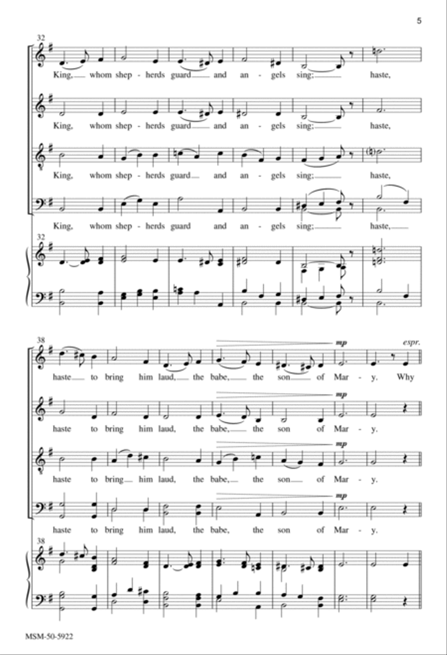 What Child Is This? Divisi scores gallery preview page 4