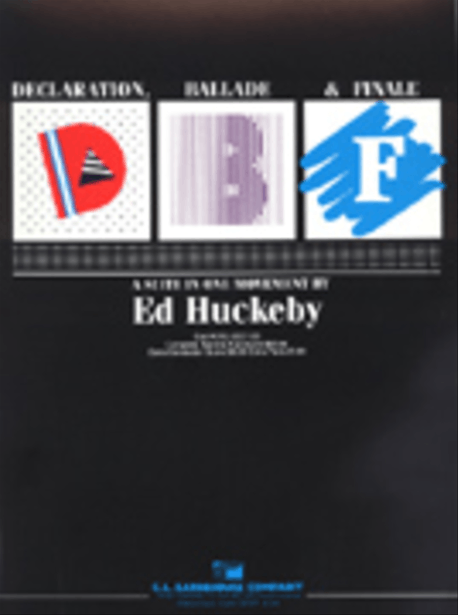 Declaration, Ballade & Finale Concert Band scores gallery preview page 1