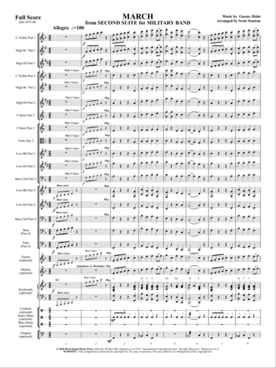 March March Concert Band scores gallery preview page 2