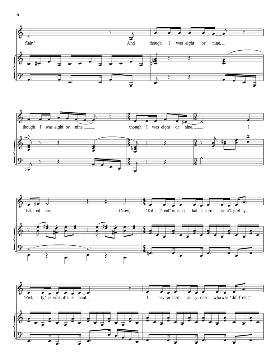 At The Ballet Voice Solo scores gallery preview page 6
