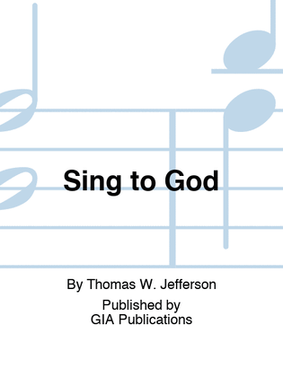 Book cover for Sing to God