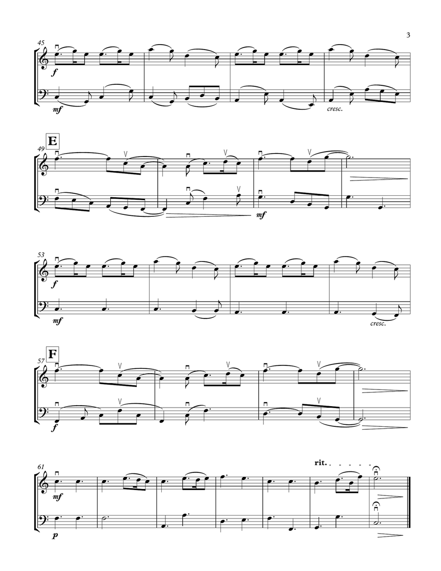 A Thousand Years String Duet scores gallery preview page 3