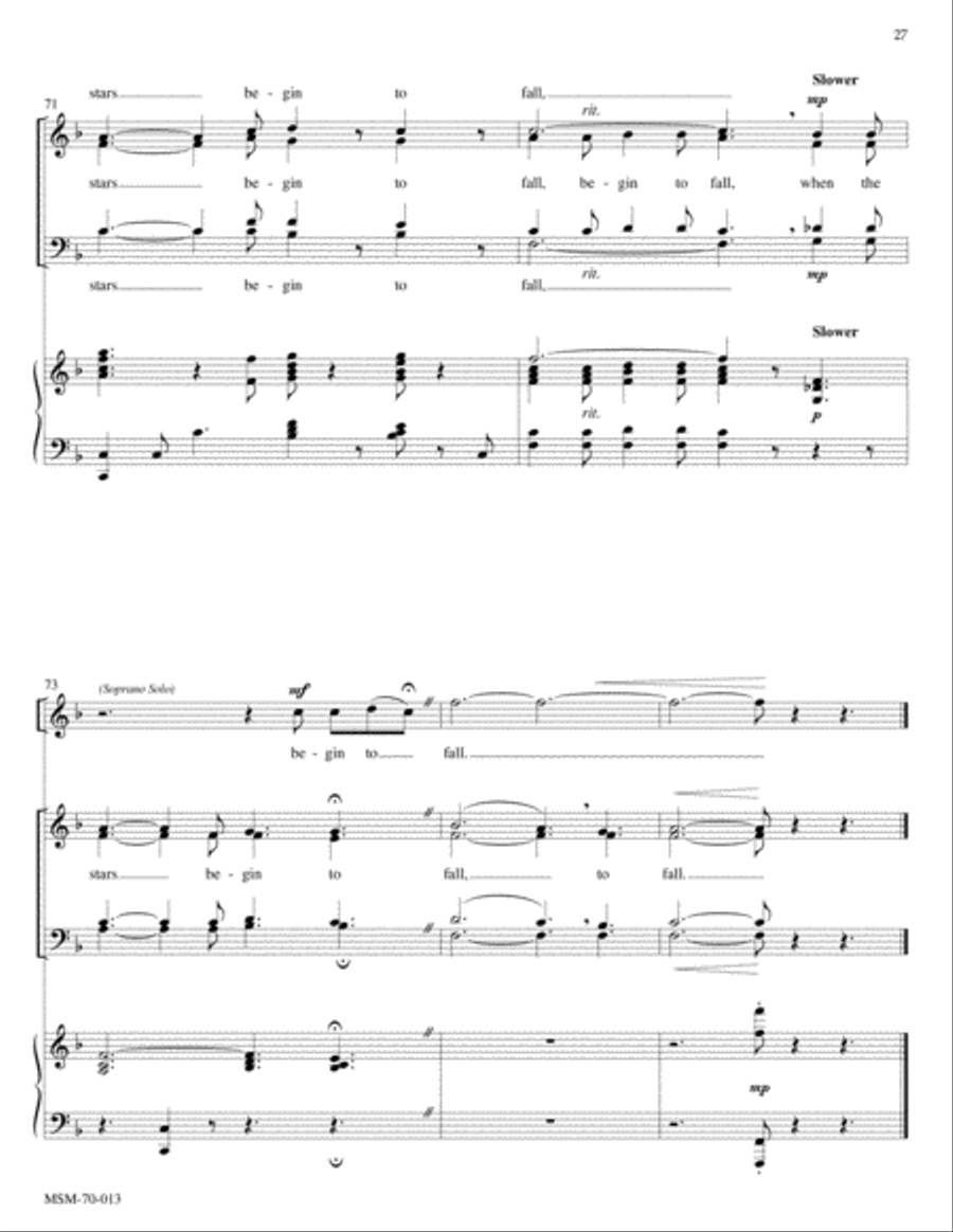 Holy Light: A Candlelight Service of Carols 4-Part scores gallery preview page 11