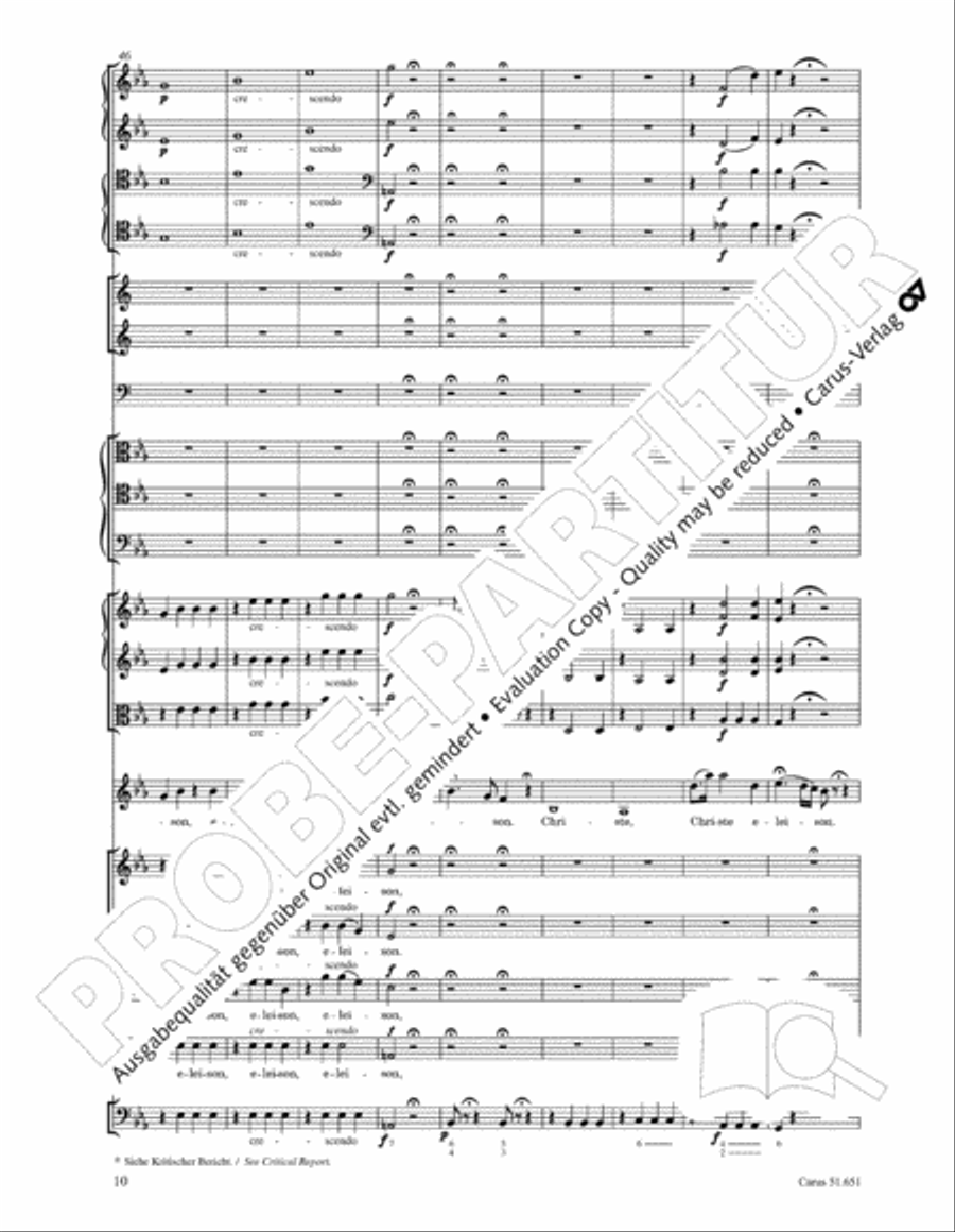 C Minor Mass, K. 427 (Missa in c KV 427) 4-Part scores gallery preview page 26