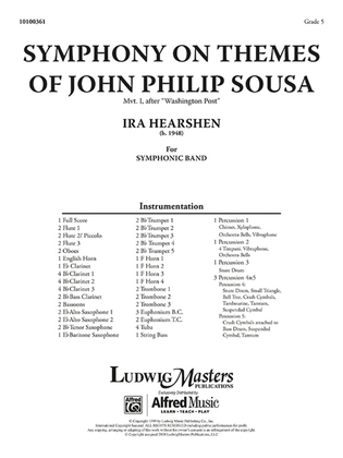 Symphony on Themes of John Philip Sousa, Mvt. 1 after The Washington Post