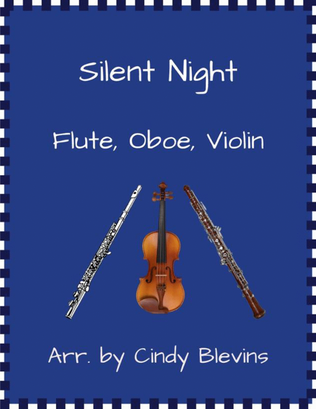 Book cover for Silent Night, for Flute, Oboe and Violin