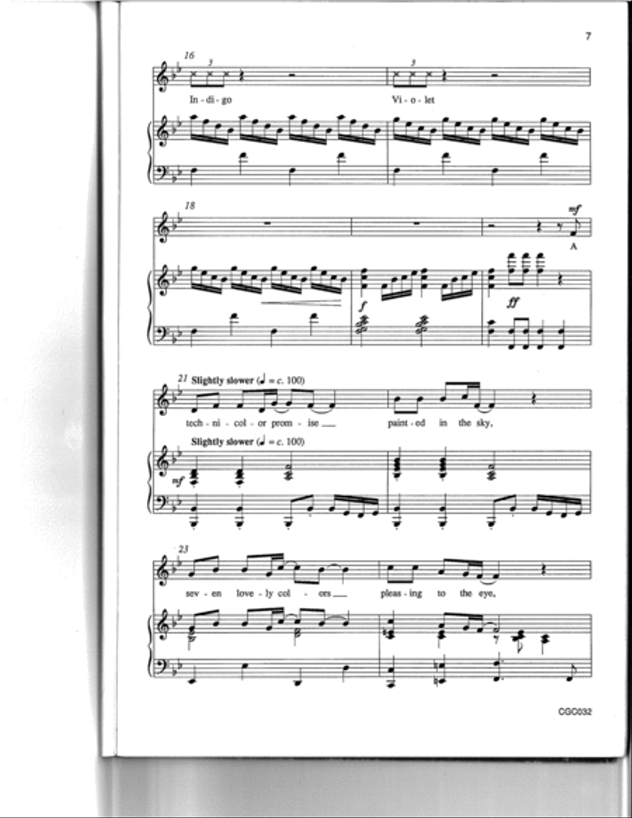 A Technicolor Promise Preview Kit (Score & CD) Choir scores gallery preview page 3