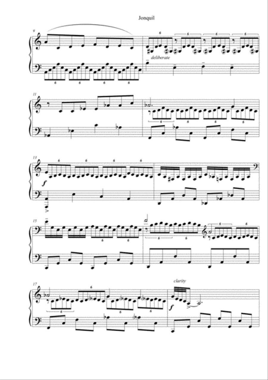 Jonquil Piano Solo scores gallery preview page 2