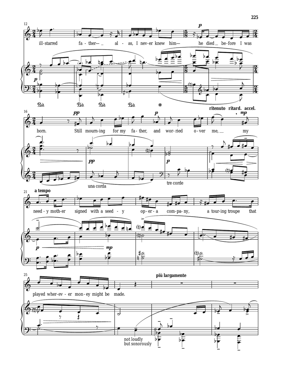 Aurelia's Aria (My Father Was A Tenor) Soprano Voice scores gallery preview page 2
