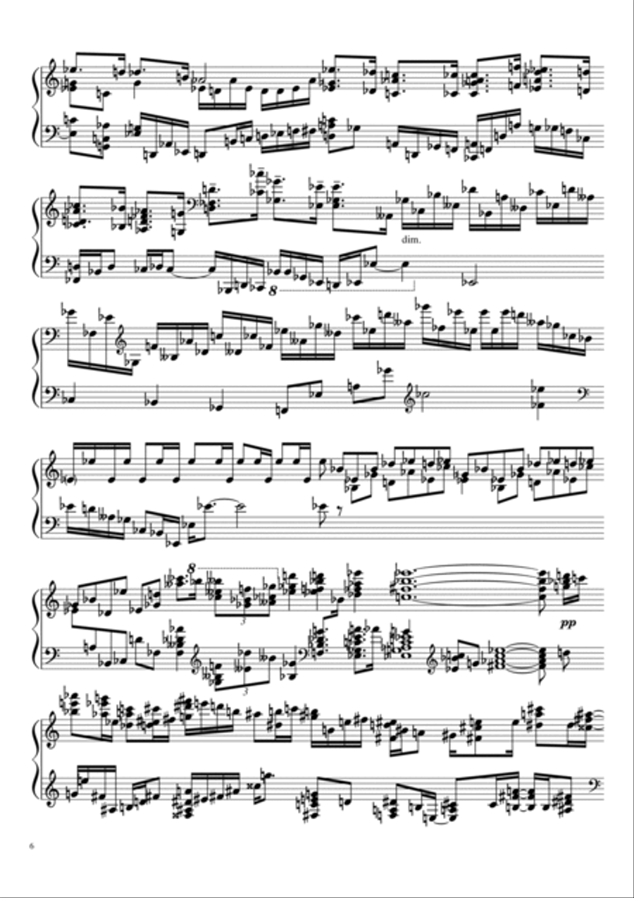 Sonate №2 (part II) Sonate №2 (part II) Piano Solo scores gallery preview page 6