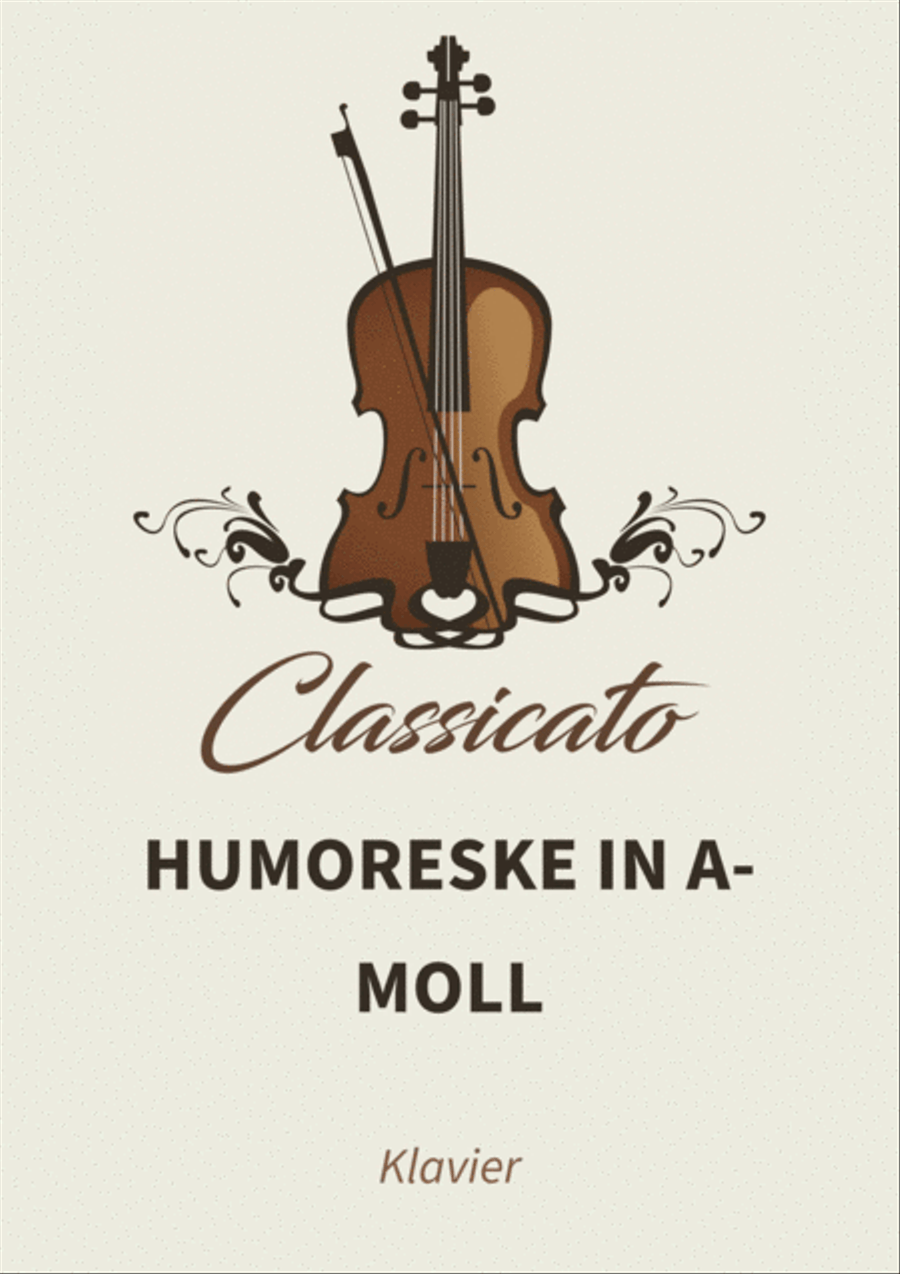 Humoreske in a-Moll Piano Solo scores gallery preview page 1
