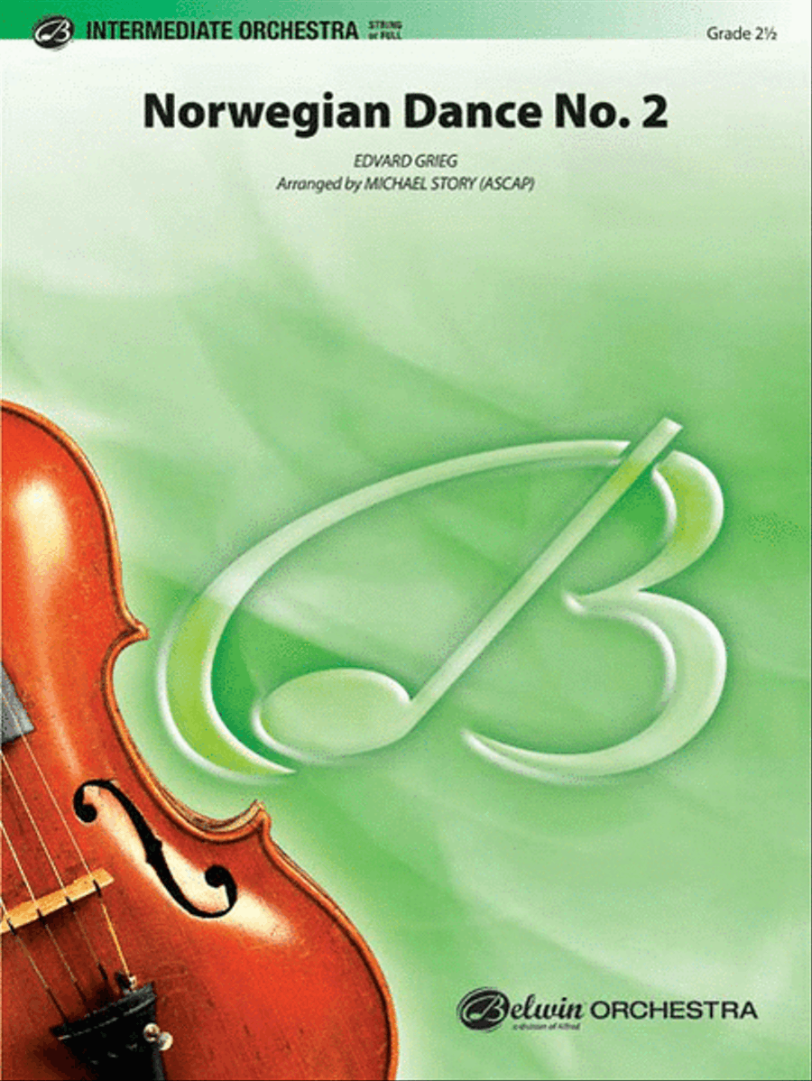 Norwegian Dance No. 2 Full Orchestra scores gallery preview page 1