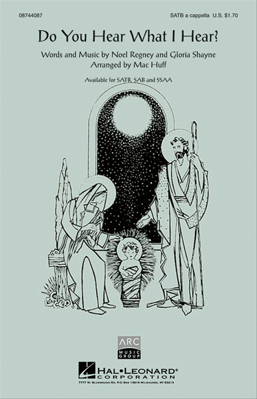 Do You Hear What I Hear? 4-Part scores gallery preview page 1