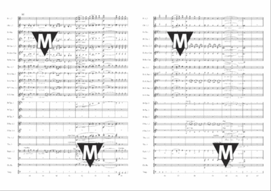 Ecce sacerdos Concert Band scores gallery preview page 5