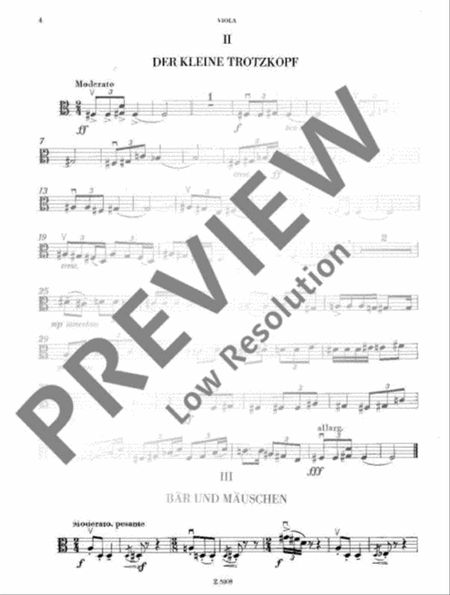 Heitere Suite Viola scores gallery preview page 5