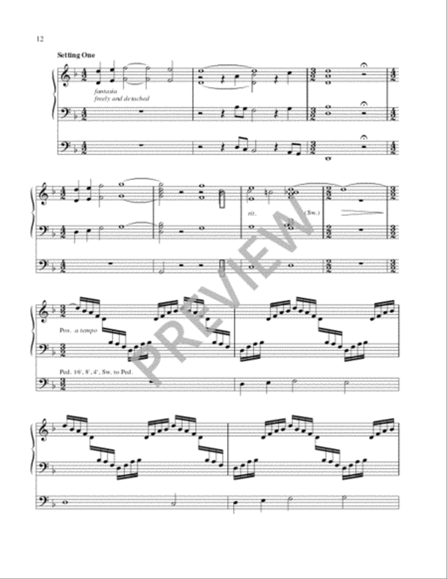 Hymn Harmonizations for Organ - Volume 4 Organ scores gallery preview page 14