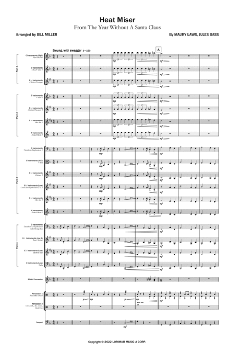 Heat Miser Concert Band scores gallery preview page 2