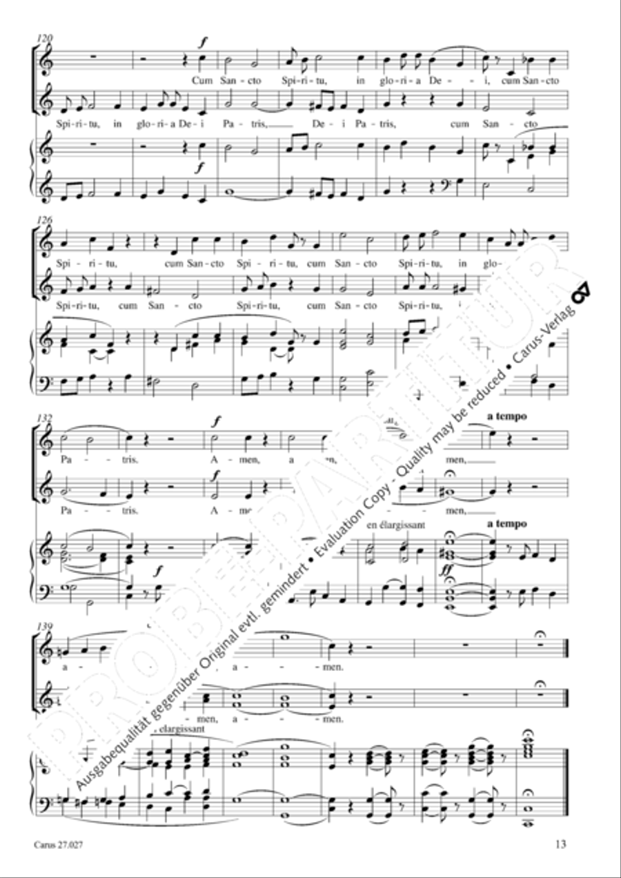 Messe breve SA scores gallery preview page 14