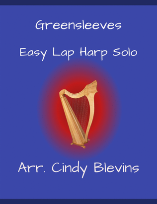 Book cover for Greensleeves, for Easy Lap Harp