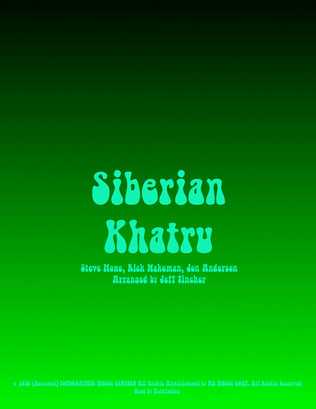 Siberian Khatru
