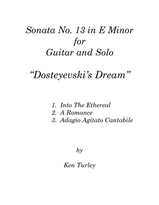 Duo Sonata No. 13 for Guitar and Cello "Dosteyevski's Dream"