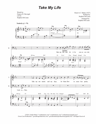 Take My Life (2-part choir - (TB) - Easy Choir Version)
