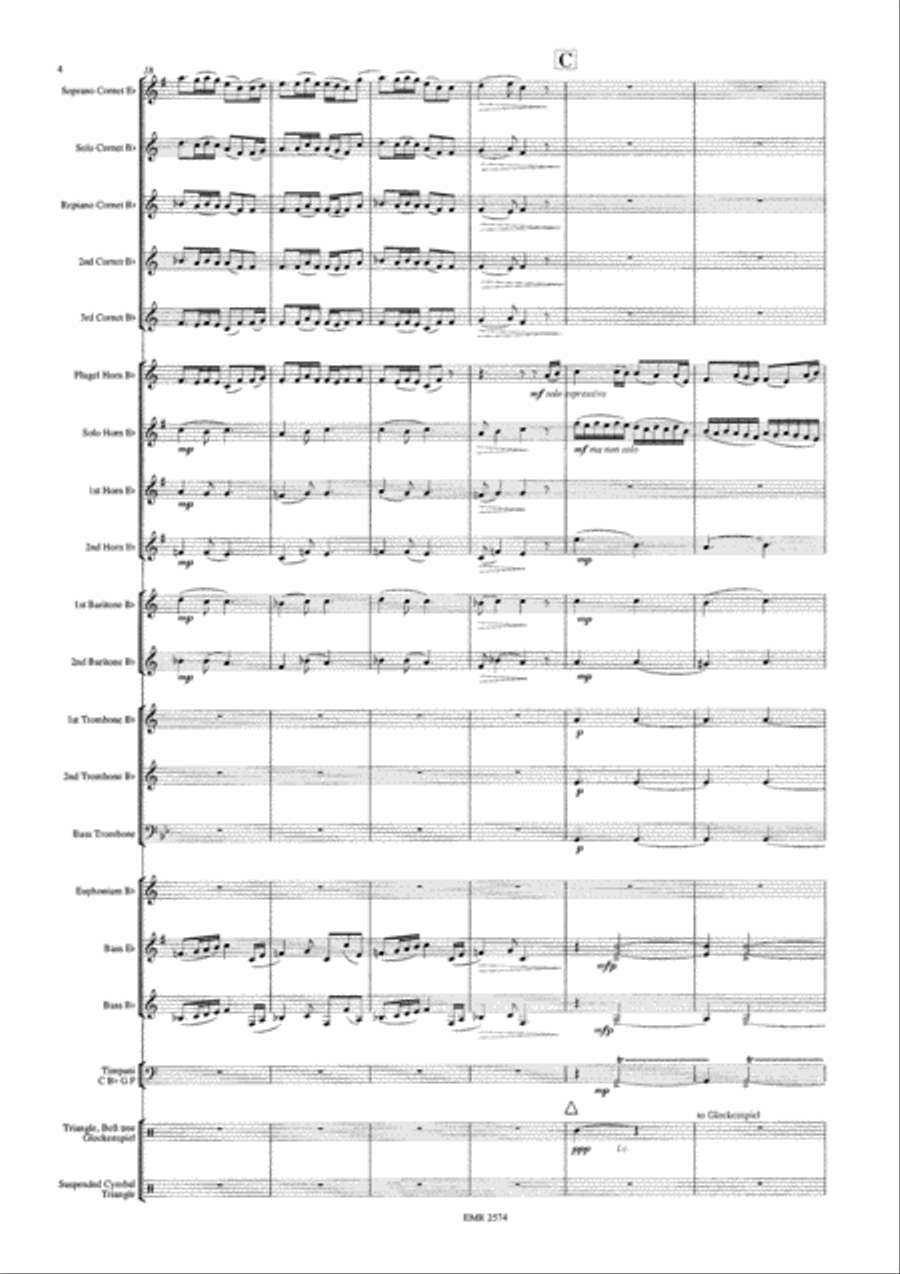 A Scottish Cradle Song Brass Band scores gallery preview page 7