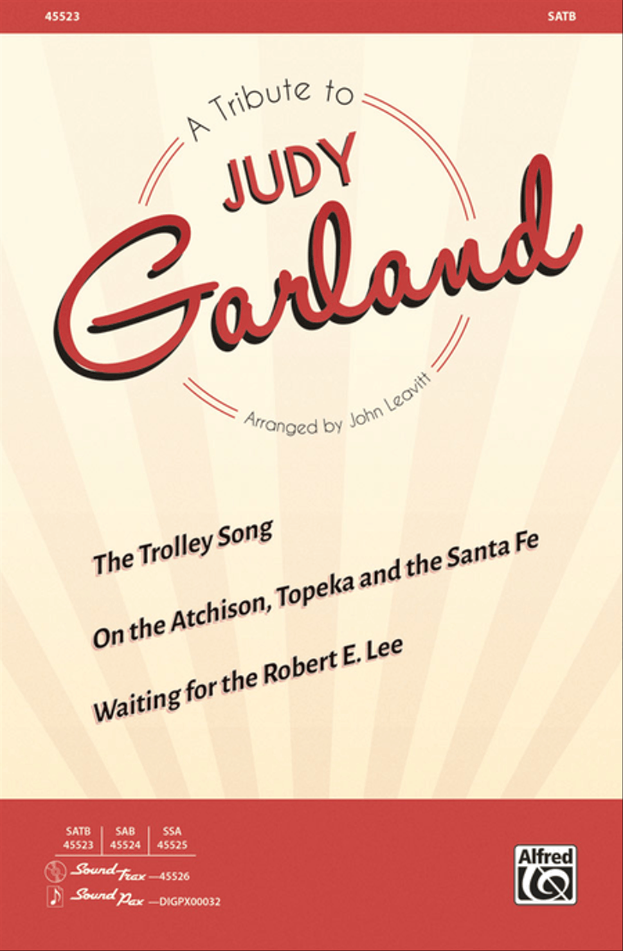 A Tribute to Judy Garland 4-Part scores gallery preview page 1