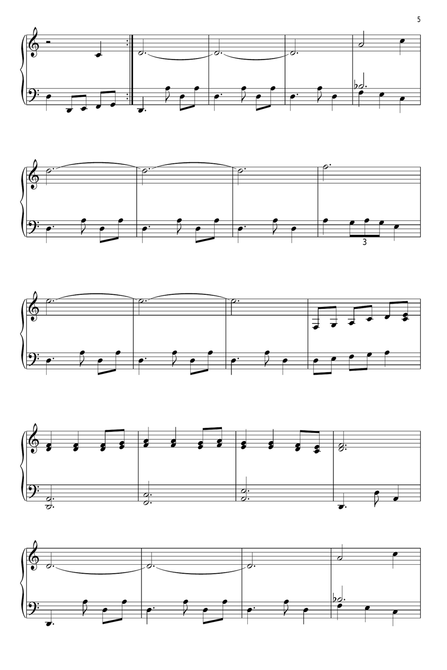 The Pirate That Should Not Be Piano Solo scores gallery preview page 5