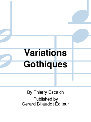 Book cover for Variations Gothiques