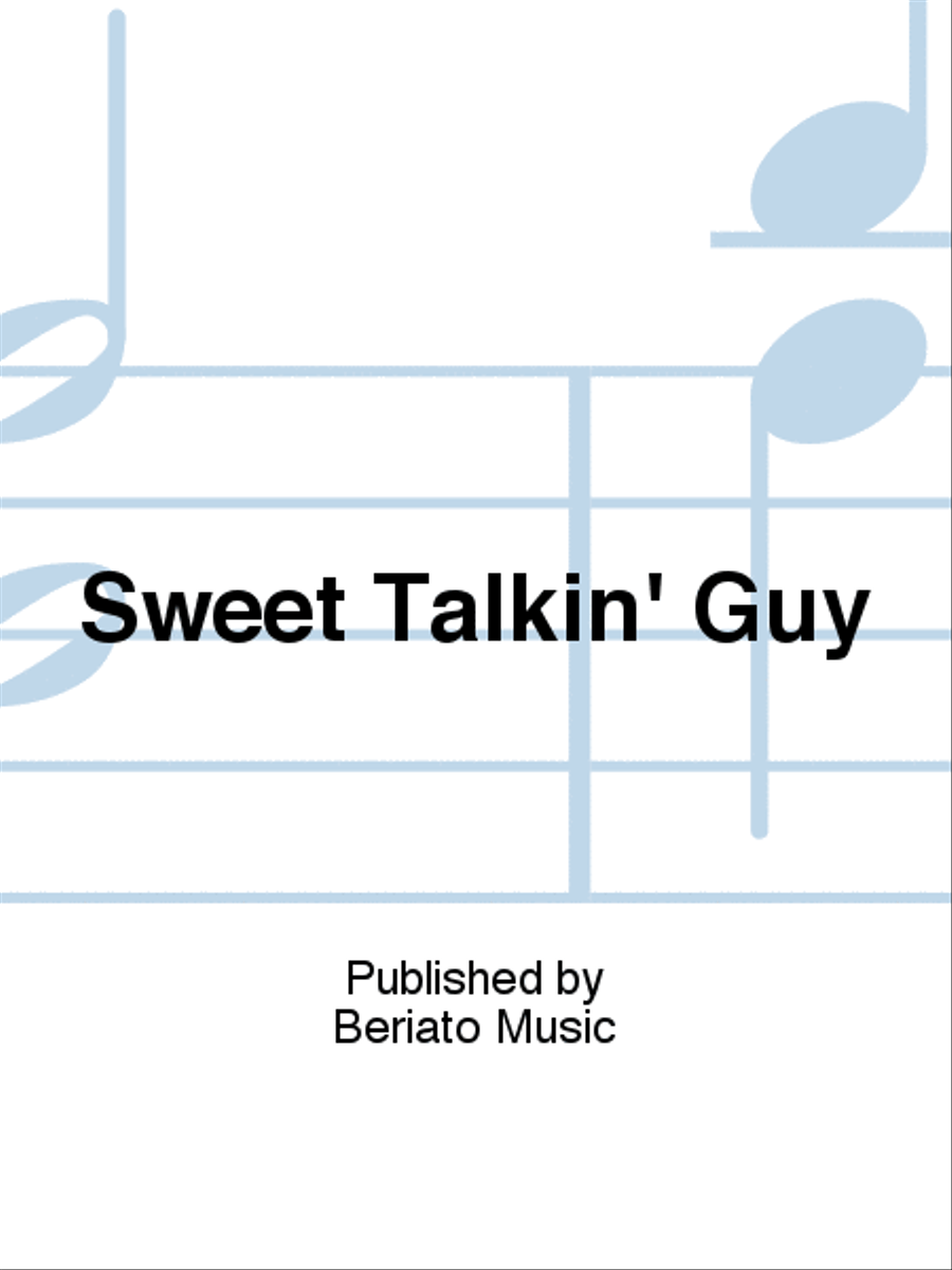 Sweet Talkin' Guy Piano, Vocal, Guitar scores gallery preview page 1